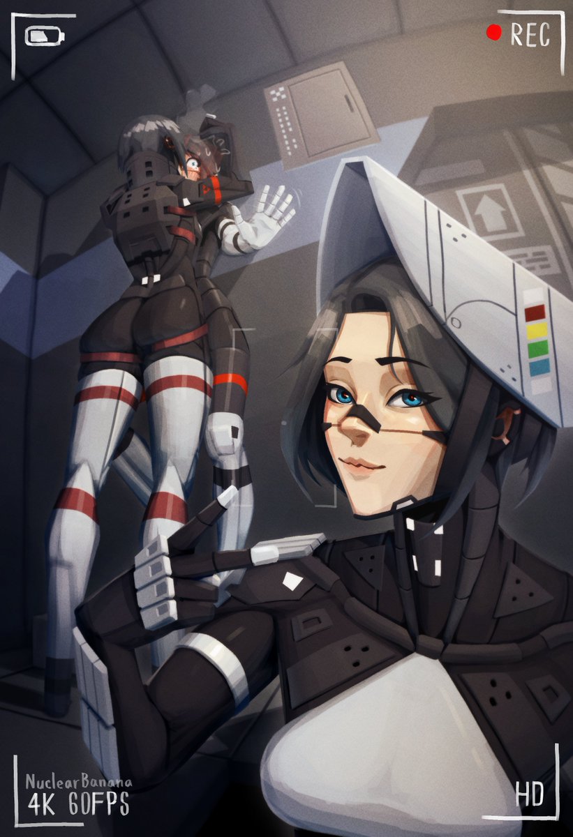 NuclearBanan's tweet photo. Paparazzi 
#signalis #signalisfanart https://t.co/dzLdtHtgZI