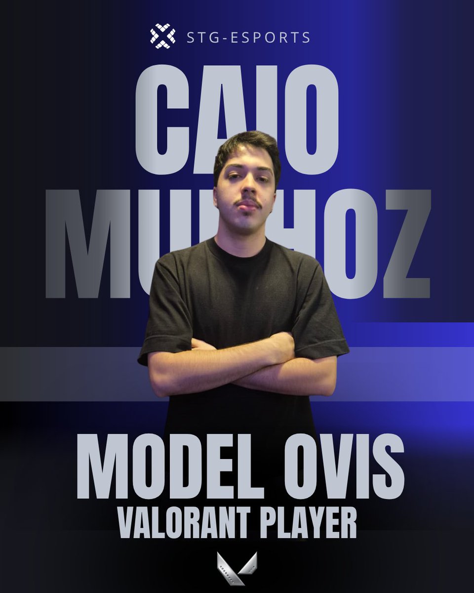 STGjund's tweet photo. Damos as boas-vindas ao Caio, novo player oficial da nossa line de Valorant!
Chega para fortalecer o elenco e fazer parte da nossa caminhada em busca de grandes conquistas.

Seja bem-vindo à família STG! 

#Valorant #VALORANTBR #Esports #Gaming https://t.co/frqYTslF64