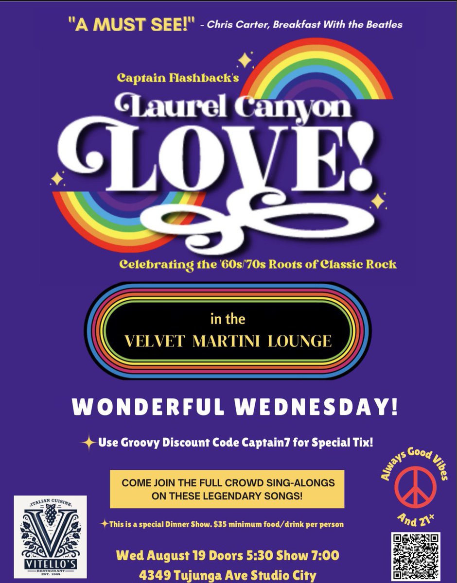 djayyy7's tweet photo. @JimLaddRocks Hi Helene. Hope all is well. Your friend from Laurel Canyon Captain Flashback here. Doing a super fun dinner show on Aug 19. I want to gather the FOJ (friends of Jim) together in ☮️❤️ will you RT this and share the flyer? Thx https://t.co/ZU6jeYvkrP