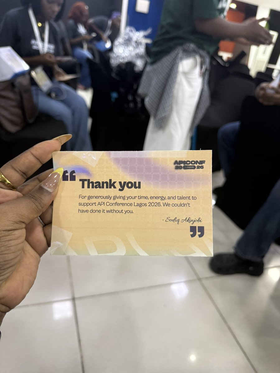 oluwabamikemi's tweet photo. @Geektutor touched my heart. 🥰🥰🥰🥰

@apiconflagos #apiconflagos2026 #apiconflagos https://t.co/VHGa3WVX16