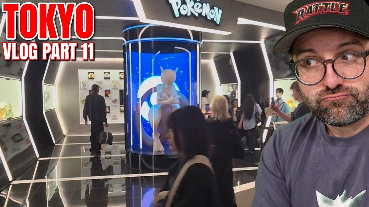 RattlePokemon's tweet photo. Pokemon Card Nerds Explore Tokyo, Japan - Vlog Part 11
https://t.co/GXx3nufaXA https://t.co/fy40dybQZT