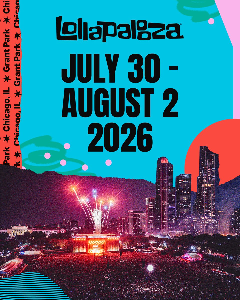 arrowyuu's tweet photo. 『Lollapalooza | Grant Park, Chicago | July 30 – Aug 2, 2026』
現地時間： 8/2(日)19:45 - 20:45
日本時間： 8/3(月) 9:45 - 10:45
aespaのDisney+生配信楽しみ💙🌙⭐️🦋 https://t.co/wanW1tI1Ot