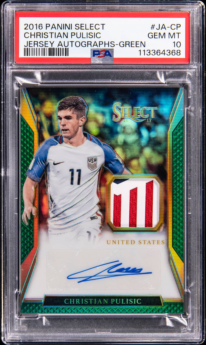 One of the most important early cards of an American soccer star