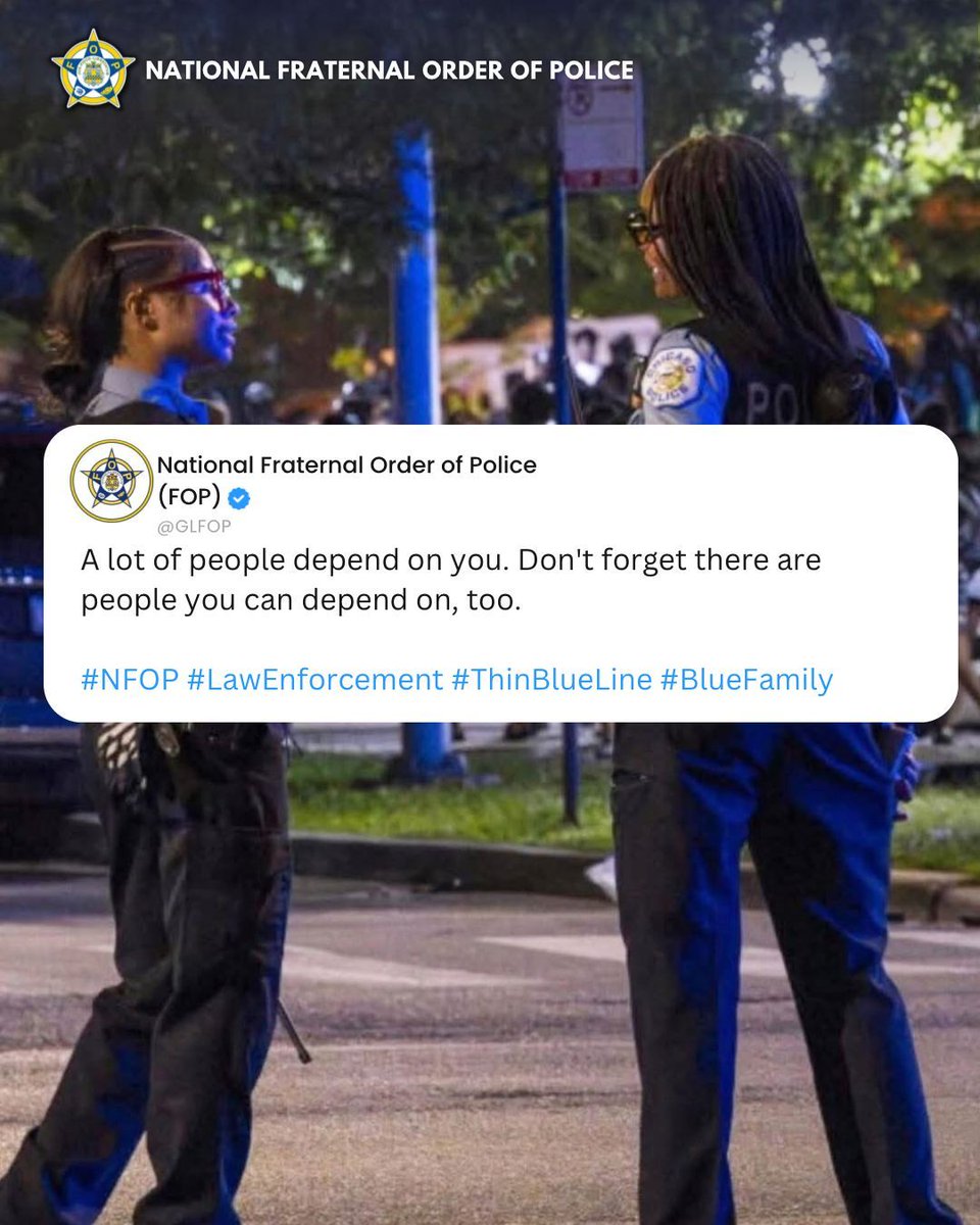 GLFOP's tweet photo. Support is not a one-way street. The strongest teams understand that.
#Teamwork #LawEnforcement #FOP #OfficerWellness #OfficerSupport https://t.co/alsXASrbBT