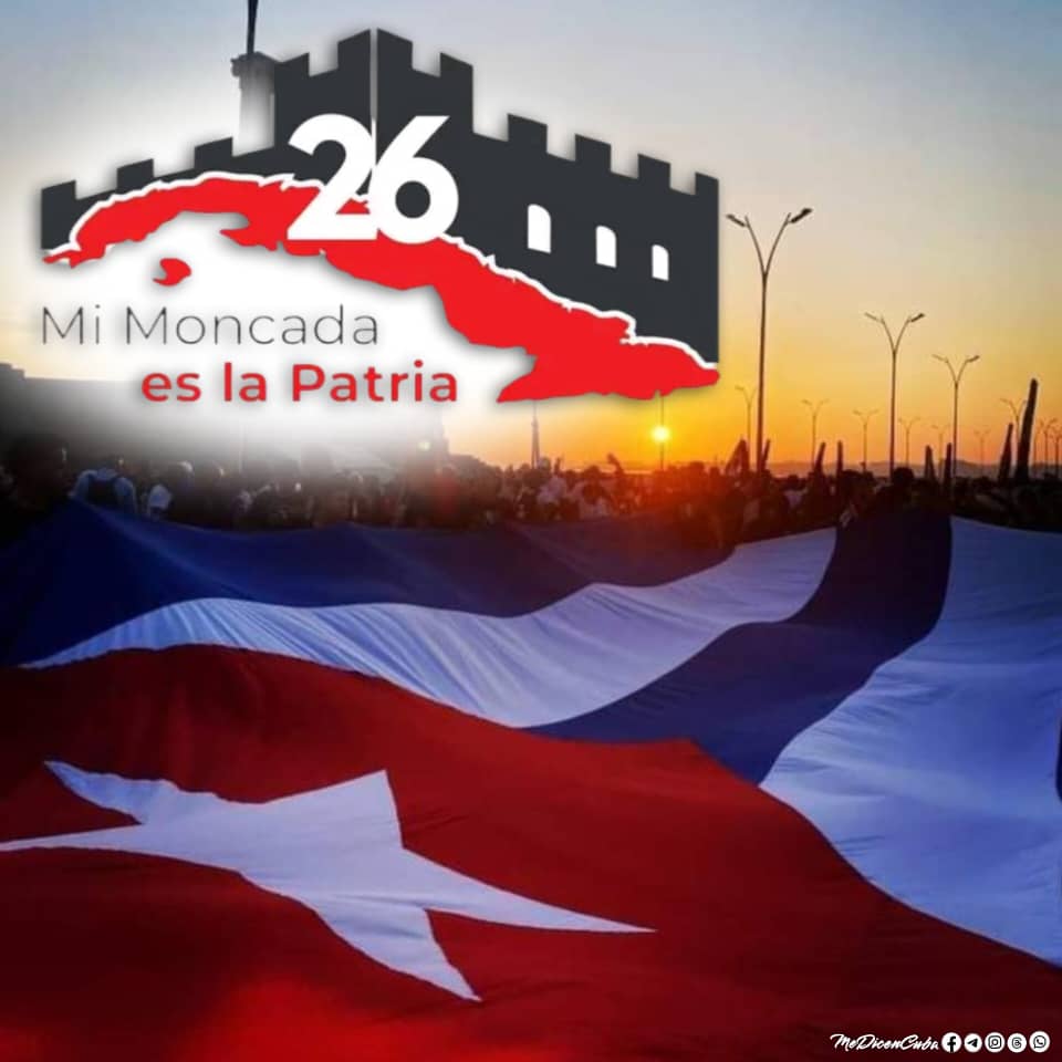 andr86051's tweet photo. 73 Aniversario del Asalto a los cuarteles Moncada y Carlos Manuel de Céspedes.¡Viva Cuba! 
@coarin_mella #MiMoncadaEsLaPatria #100AñosConFidel https://t.co/IYiEuTU860