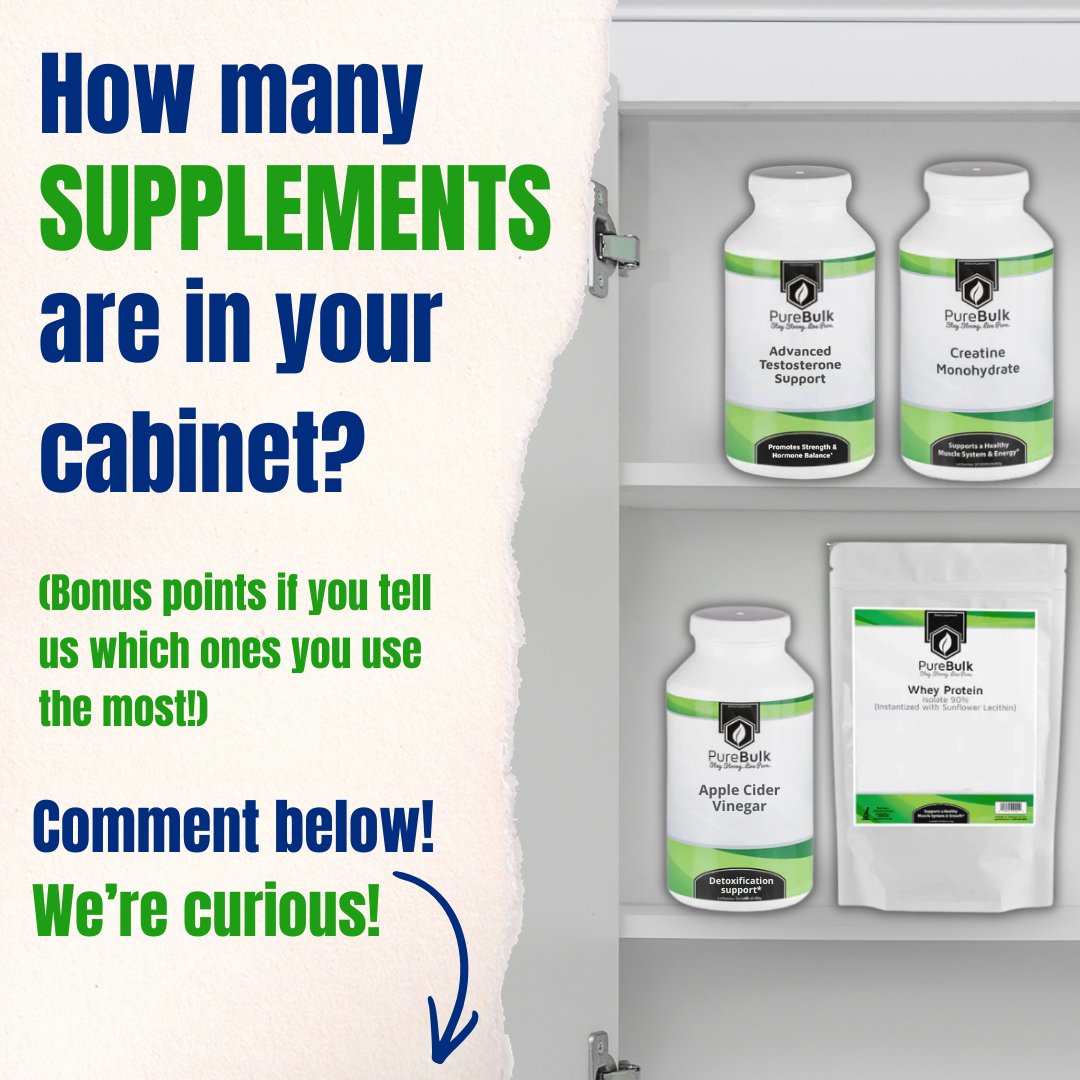 PureBulk's tweet photo. We want to know! Drop your answers in the comments!

#PureBulk #wellness #supplements https://t.co/5wrjDdcZBn