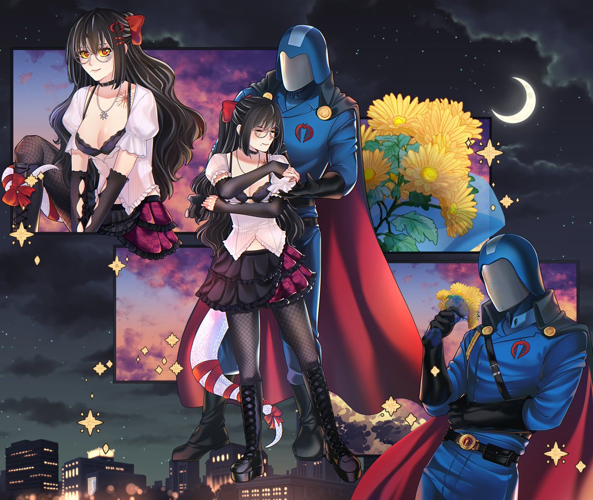sunnysaurus_rex's tweet photo. Intro ♡

💕 Sunny | 30+ | She/He/It | non-sharing Cobra Commander selfshipper ♡ (with very rare exceptions)

🐍 Hi hi this is my space for my Cobra Commander yumeship and to post what I love! Let's be friends.

Strawpage - https://t.co/isnTFbmfQw

Other yume acc @skyburiel 🦊🐰 https://t.co/LUrb3NsjLR
