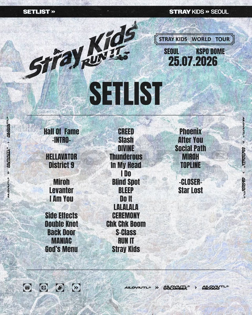 i02fati's tweet photo. PERO QUE HERMOSO SETLIST https://t.co/l9wtI84n1b