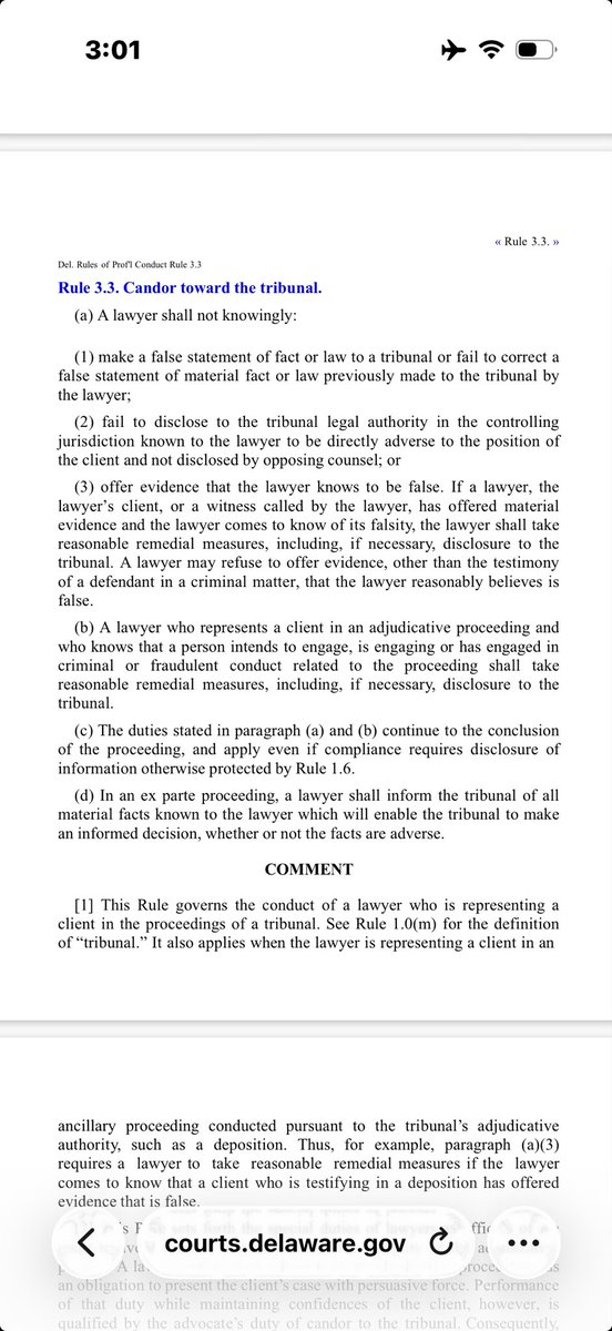 Ninjakat33's tweet photo. No one will be disbarred but to allow this without some sort of sanctions and ruling in favor of lqda would be in poor form. Honorable attorneys and judges (like Judge Andrews) hate scumbags who make the whole profession look bad. I just still don’t understand why we are so delayed in the olion and this being pointed out. It’s what has be confused