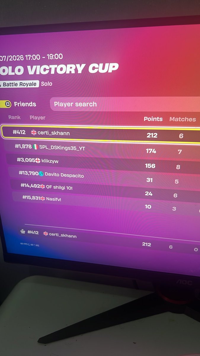 certi_skhan's tweet photo. qualed nac solo cc finals on console (120 ping) https://t.co/bqiS4FaeaL