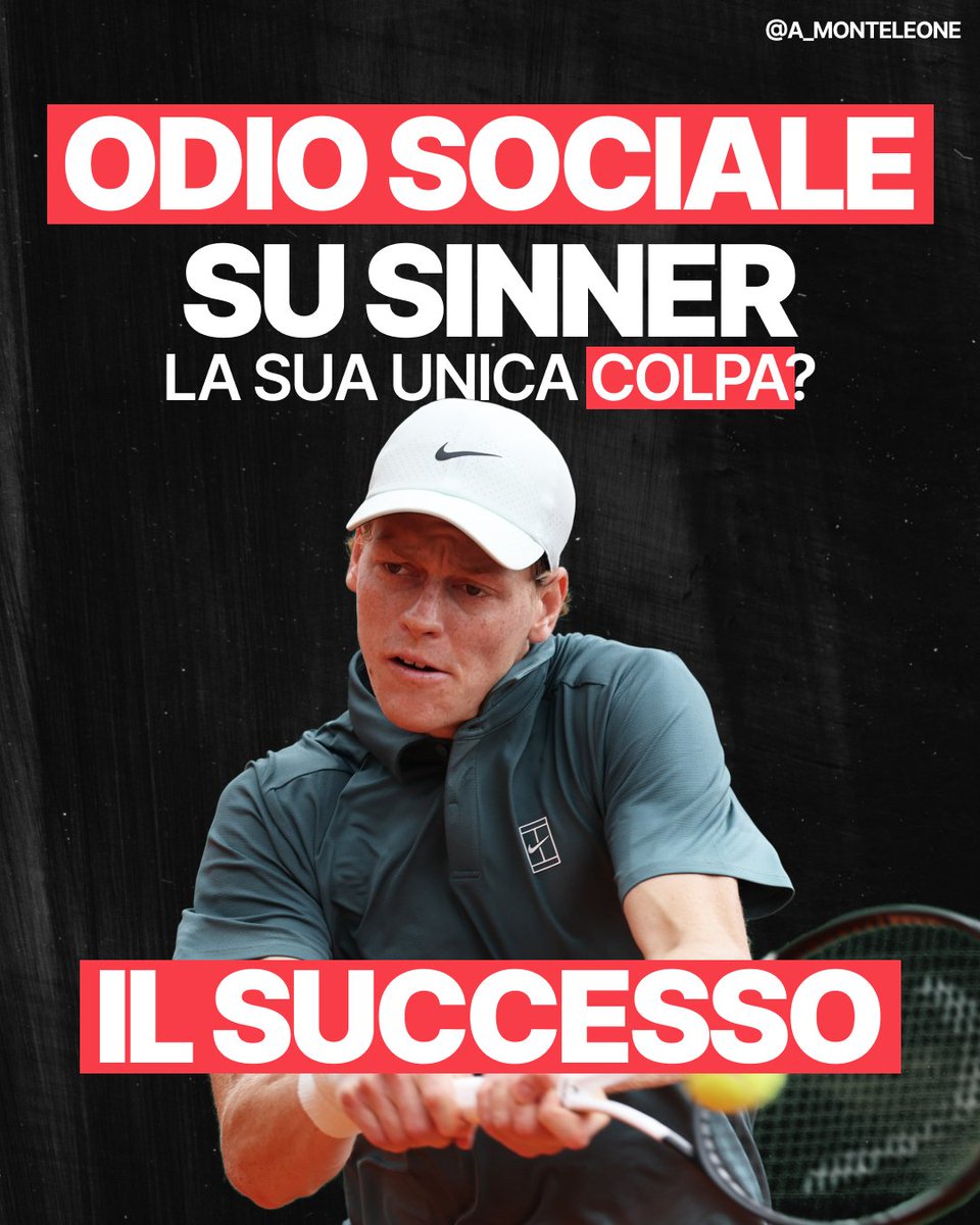 a_monteleone's tweet photo. Il siparietto a cui abbiamo assistito in questi giorni è la dimostrazione plastica che l'odio sociale, in questo nefasto paese, è parte integrante della nostra cultura.

Succede che dei giornalisti di rilievo, dei colleghi, si scaglino contro il giovane talento del tennis Jannik Sinner per l'unica "colpa" di vivere a Monte Carlo e, dunque, di essere ricco. Si contesta la sua residenza all'estero, si contesta il suo patrimonio. Nessuno, guarda caso, cita il percorso professionale, la dedizione, il fatto che Sinner non sia figlio di nessuno e rappresenti l'incubo peggiore di ogni compagno: la prova vivente che il merito, quando c'è, premia.

Se siamo magicamente diventati uno dei casi di grande potenza industriale ed economica in declino, un declino inesorabile, è anche perché il nostro background culturale, tipicamente di sinistra, non premia il merito e coccola invece gli odiatori di professione, quelli che il successo altrui lo trattano come un affronto personale. È il modus operandi dei nostro “salotti”. 

Pensateci, si critica uno dei maggiori esempi sportivi, un professionista che potrebbe essere da esempio per migliaia di ragazzi, con l'unica colpa di essere diventato ricco lavorando.

Questa è l’Italia: un paese che perdona tutto, tranne il successo.