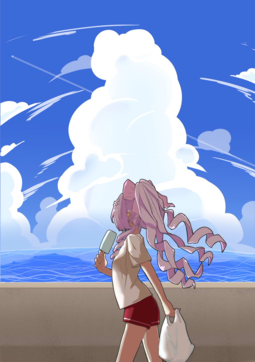 menon0630's tweet photo. 🏖️🍉🎐
 #サロメ百万展 https://t.co/bOyfCWbaQT