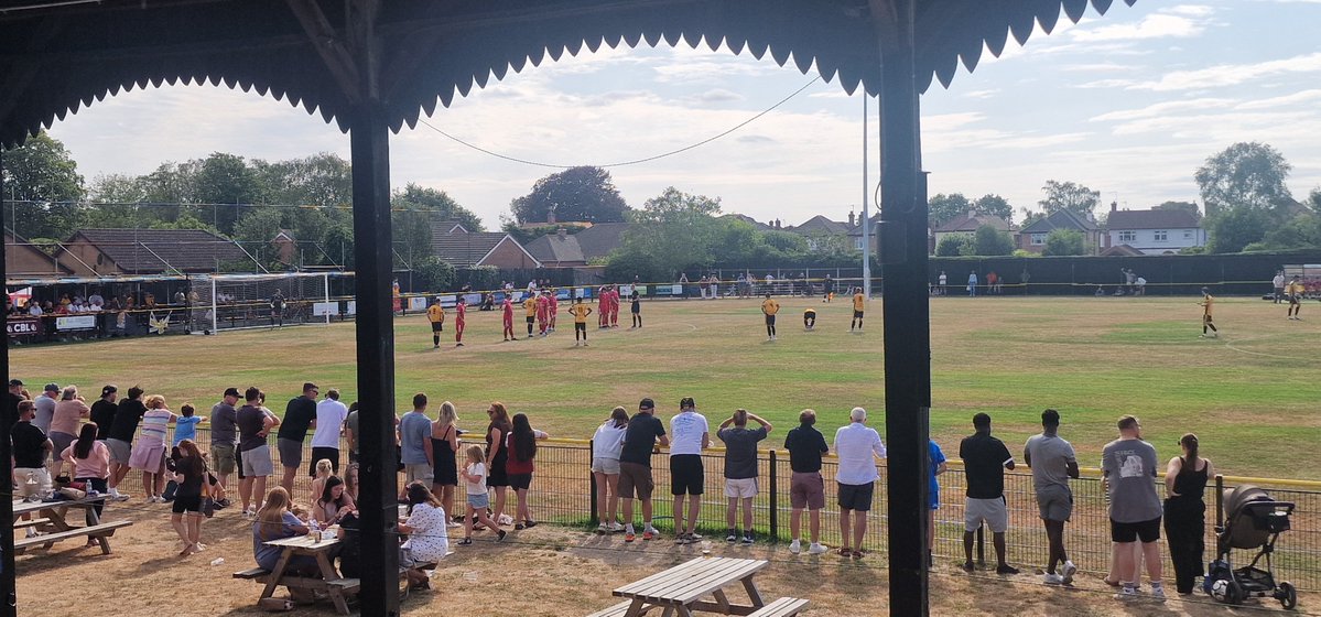 KevinWaddle6's tweet photo. A bucket list ground today, to see the iconic wooden stand which certainly didn't disappoint.
In the game @MarchTownFC beat @HarlestonTownFC by 2 goals to nil with two cracking strikes.
#groundhopping. https://t.co/pII3pcSrGR