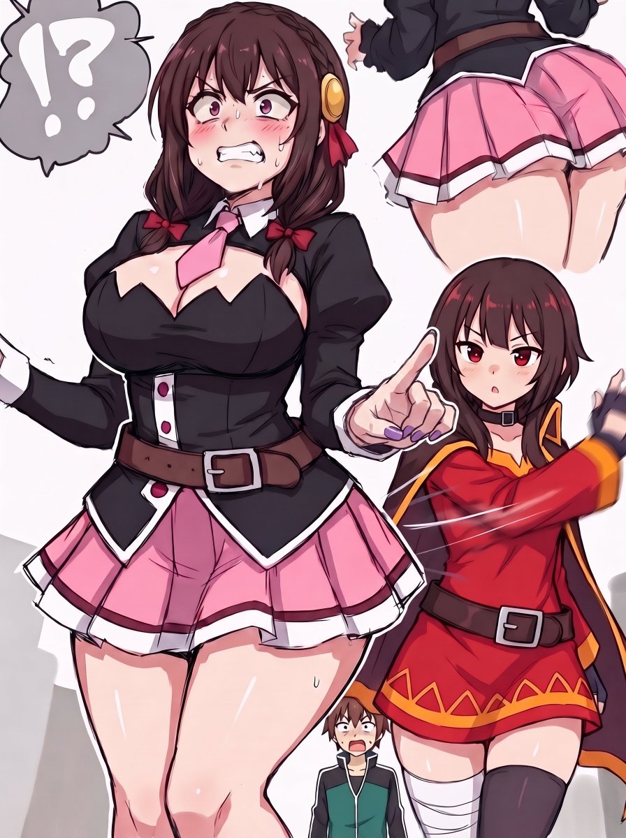 animerizkrj's tweet photo. Got Caught staring at cake so hard she had to pull up 😭💦 #nsfwtwtًً #konosuba https://t.co/k30XdHUAJ8