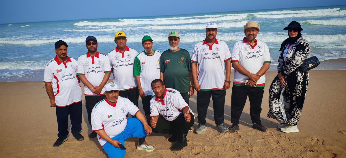smail_team's tweet photo. فريق سمائل للمشي والمغامرات شارك مع إخوانه فرق الهايكنج بمختلف ولايات محافظات السلطنة في مسار الاشخره السياحي لعام ٢٠٢٦ وذلك ضمن مشاركاته المجتمعية لهذا العام https://t.co/31vLCScqL9