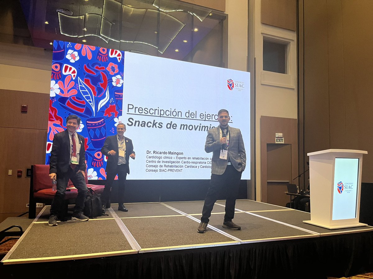 RehabCardSIAC's tweet photo. Consejo de Rehabilitación Cardiaca en el Congreso SIAC Panamá 2026 

Prevención cardiovascular y ejercicio: De la evidencia a la practica segura

@SIAC_cardio @ClaudiaAnchique @csanti4 @CardioBornan @kalcalam https://t.co/JxazoRvgVu