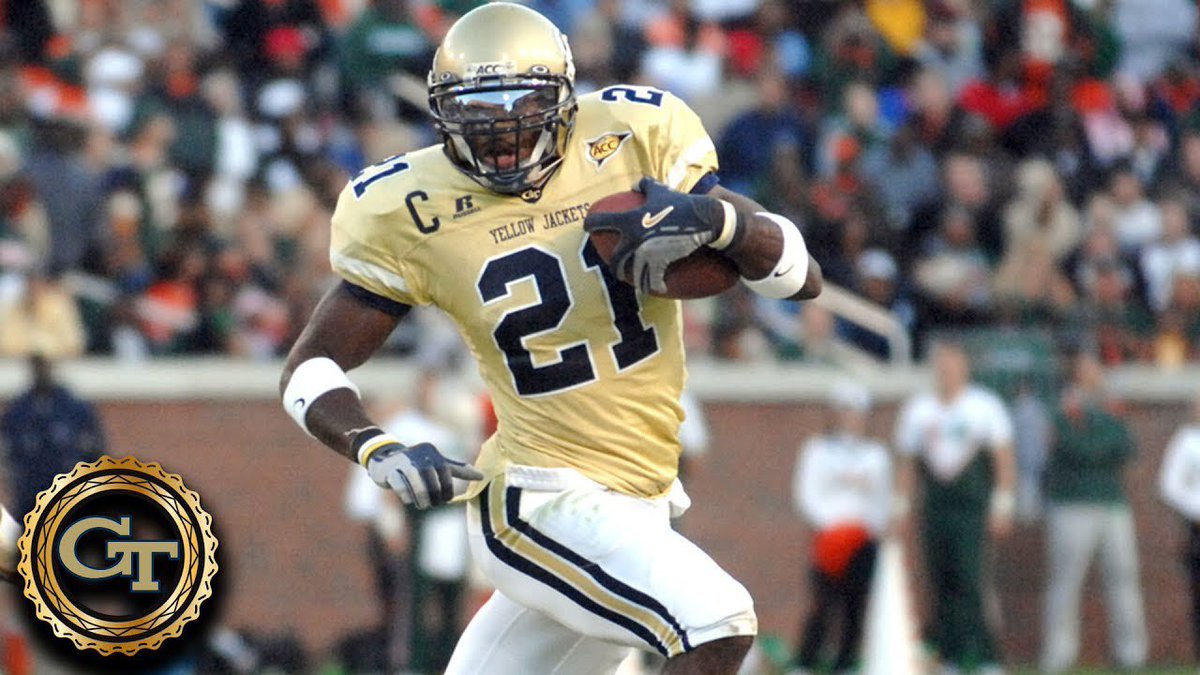 20YearsAgoSport's tweet photo. ACC media days took place today in Pointe Vedra Beach Florida.

Georgia Tech WR Calvin Johnson received 50 of 65 first place votes for player of the year followed by Miami QB Kyle Wright, Clemson RB James Davis and FSU QB Drew Weatherford. https://t.co/VgWyd5uVyS