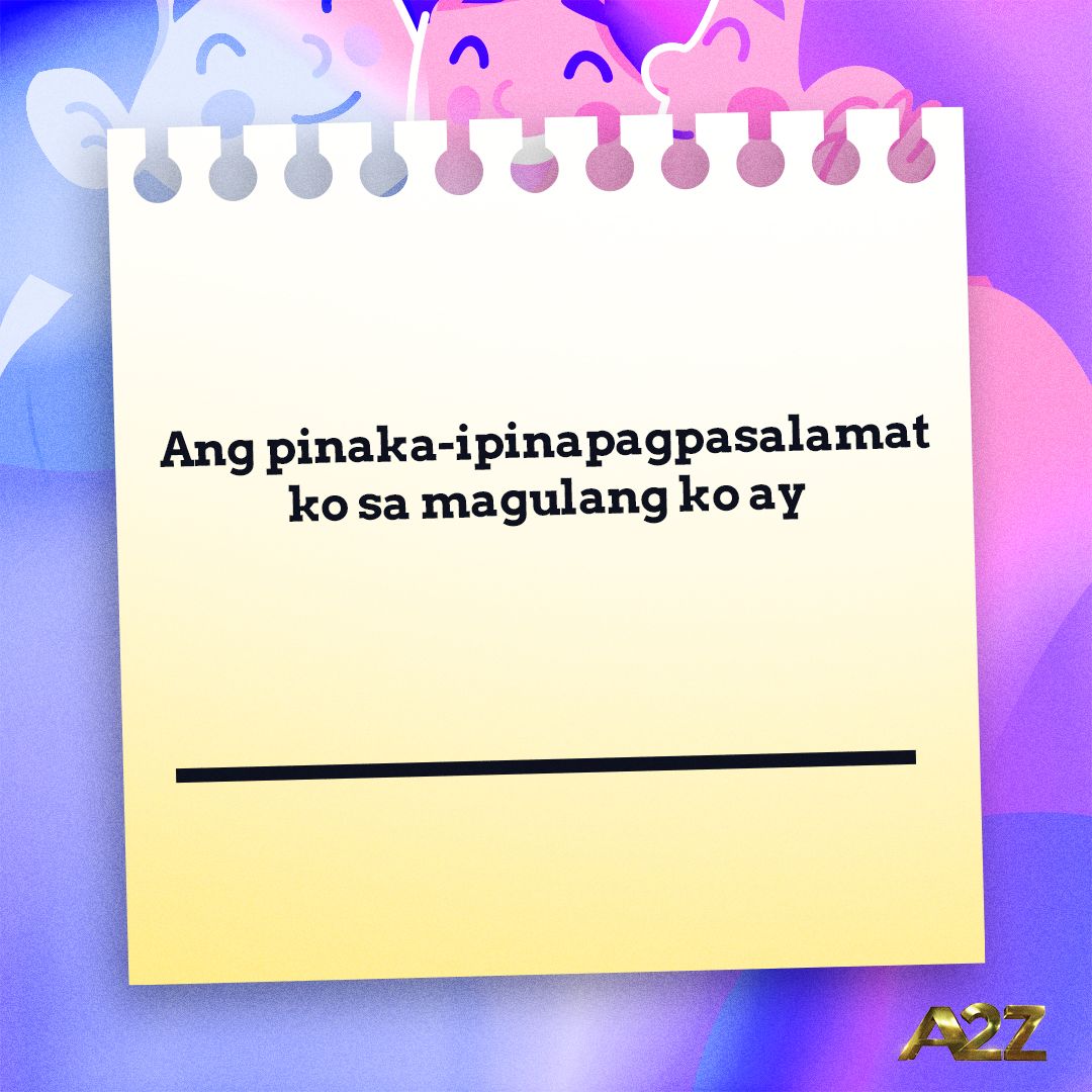 OfficialA2ZPH's tweet photo. Bawat isa sa atin may isang bagay na hinding-hindi makakalimutan mula sa ating mga magulang.

Ano ang sayo? 💬 https://t.co/JI5J4p0pUw
