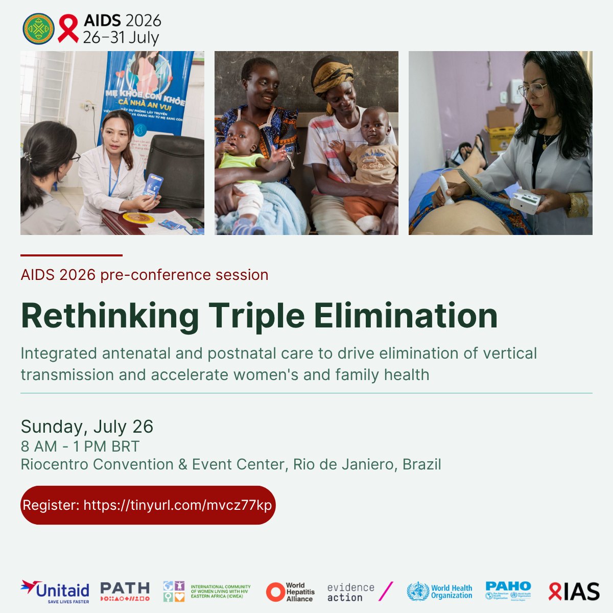 ICWEastAfrica's tweet photo. We are at #AIDS2026

Happy to join global leaders, communities, &amp; partners to discuss how integrated care can accelerate the EVT of HIV, Hepatitis B &amp; Syphilis.

Follow along for key insights from the session.

Cc: @UNITAID @PATHtweets @Hep_Alliance @MinofHealthUG @KimberlyEGreen https://t.co/hkQHX9sFD5