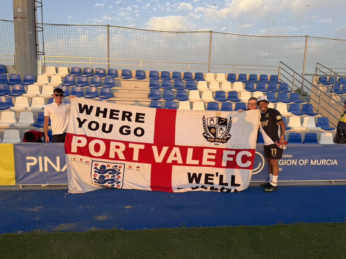 Callums028's tweet photo. Real Murcia CF v Port Vale (0-1)

A truly fabulous evening #pvfc https://t.co/fVwLLUATvX