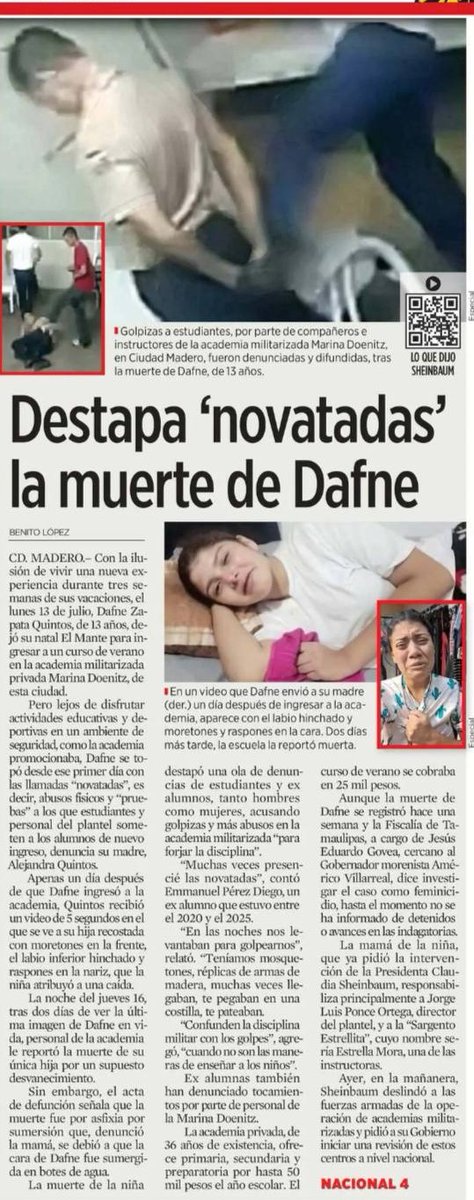 FDoringCasar's tweet photo. Mientras la familia de Dafne y los exalumnos exigen justicia a @Claudiashein, el inútil de @mario_delgado sigue escondido SIN dar la cara y sin que la @SEP_mx ponga un alto y orden con estas academias militarizadas https://t.co/U3oJwsaiBz
