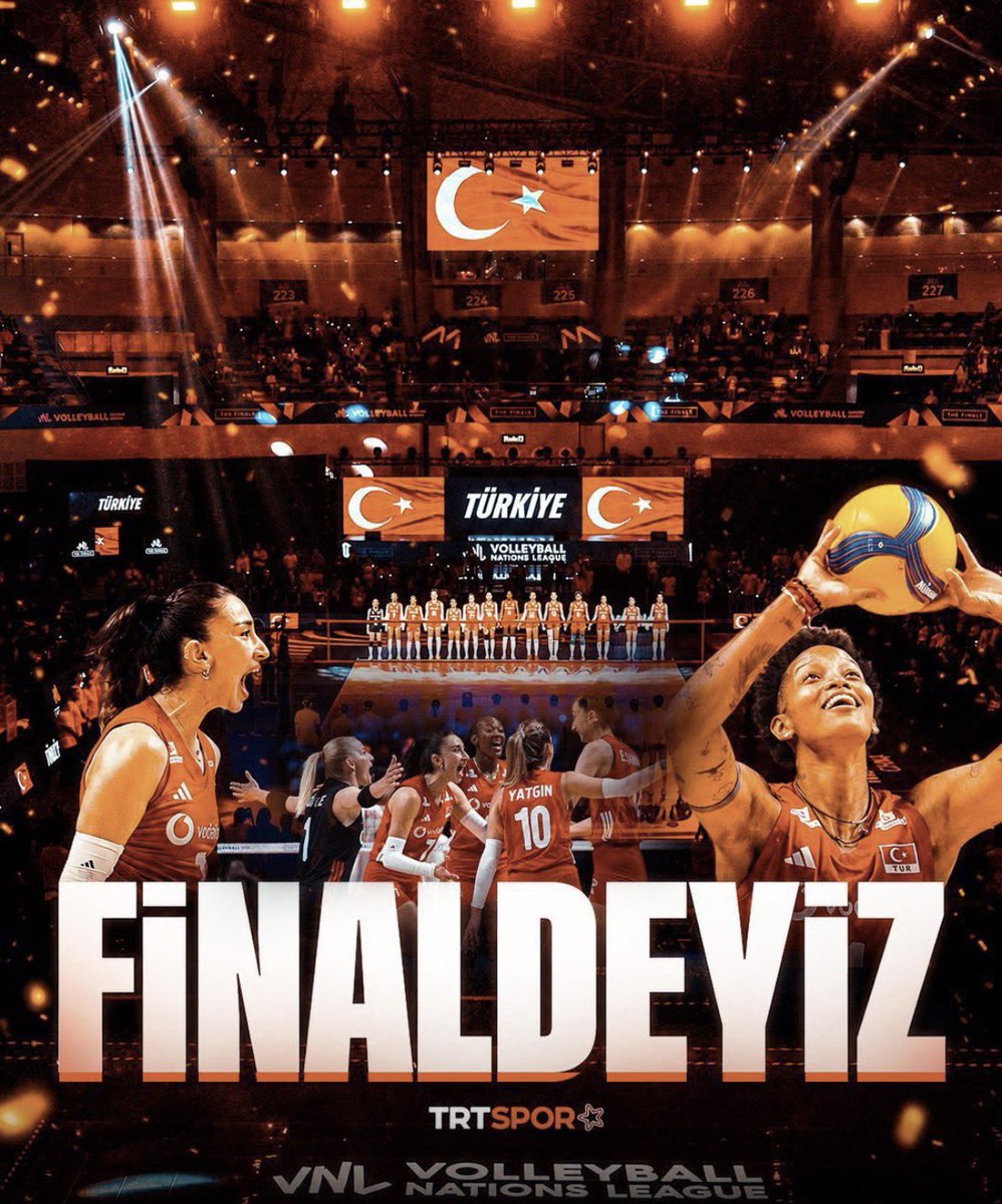ozdemirsumeyrra's tweet photo. Filenin Sultanları finale yükseldi 🇹🇷 

Ülkemizi başarıyla temsil ederek finale yükselen A Millî Kadın Voleybol Takımımızı tebrik ediyor, şampiyonluk yolunda başarılar diliyorum.

#FileninSultanları https://t.co/fDsCvzNqsD