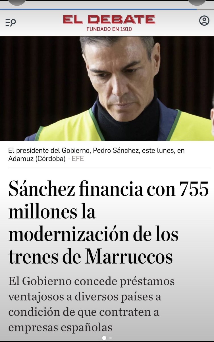 DiosaKhalinda's tweet photo. Con los 755 millones que Sánchez dedicó a financiar la 
modernización de los trenes de Marruecos, España podría haber comprado 20 hidroaviones https://t.co/NPmIycqZVm