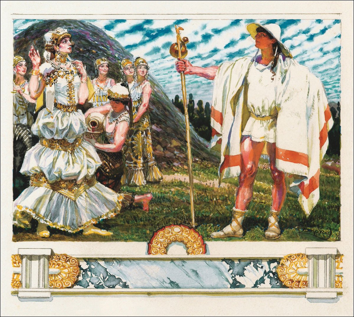 unconquered_sol's tweet photo. Illustrations by František Kupka for Les Érinnyes (1907) https://t.co/jYIMoKIDOJ