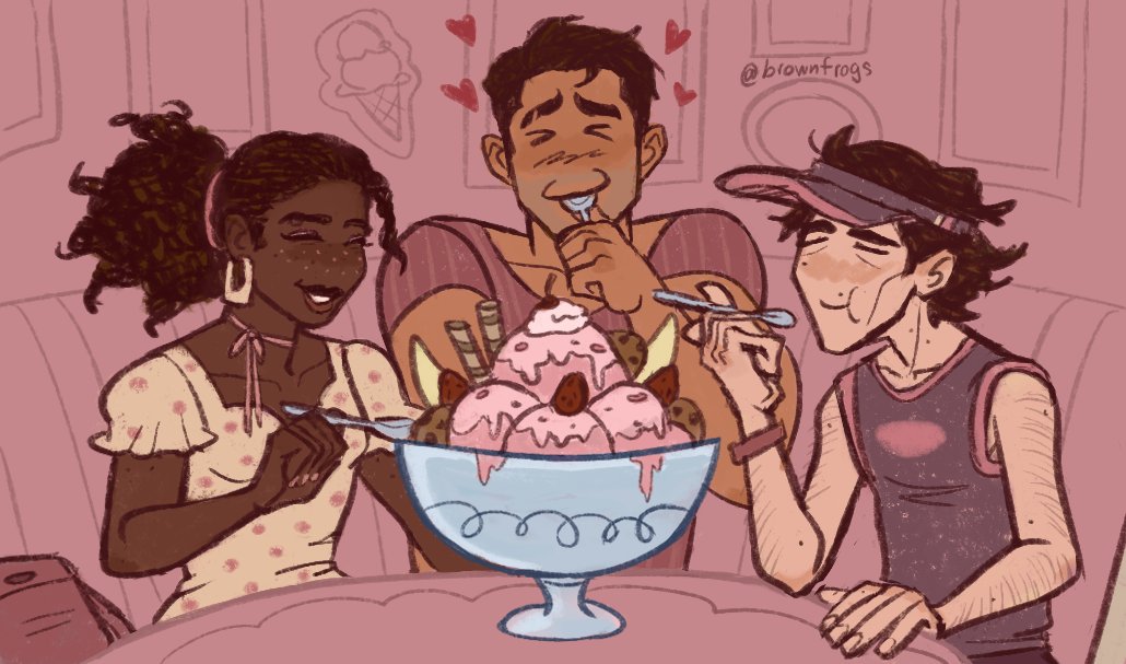brownfrogs's tweet photo. [#MJVSummer] Day 4 - Sweet Treat 🍨 https://t.co/iUmEcCbf6T