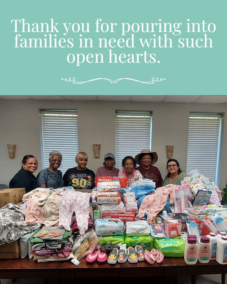 houstonpreghelp's tweet photo. A huge, heartfelt thank you to Mrs. Yolanda Hill and the beautiful members of Norton Memorial Temple COGIC in the Fifth Ward! ♥️
In collaboration with Stylist Kay, they gathered precious baby items for our Grace Closet, and their kindness has truly been a blessing to HPHC.
#life https://t.co/14C4xZz3fs