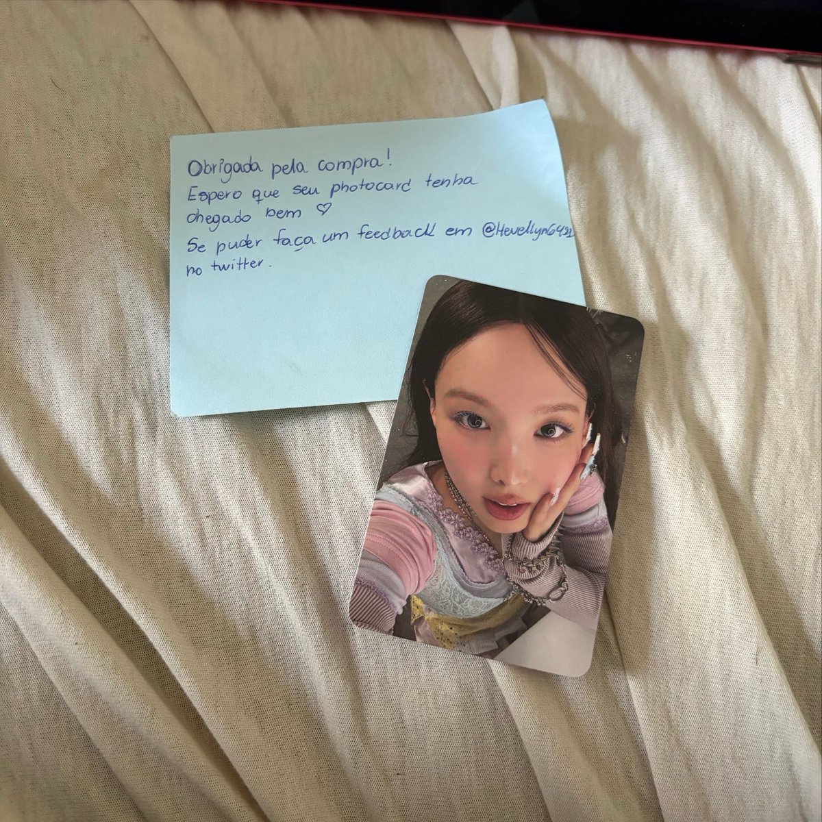 soonhaohome's tweet photo. Feedback positivo para @hevellyn6421 

Chegou em segurança :) muito obrigada pela venda https://t.co/m5gVHEh0Do