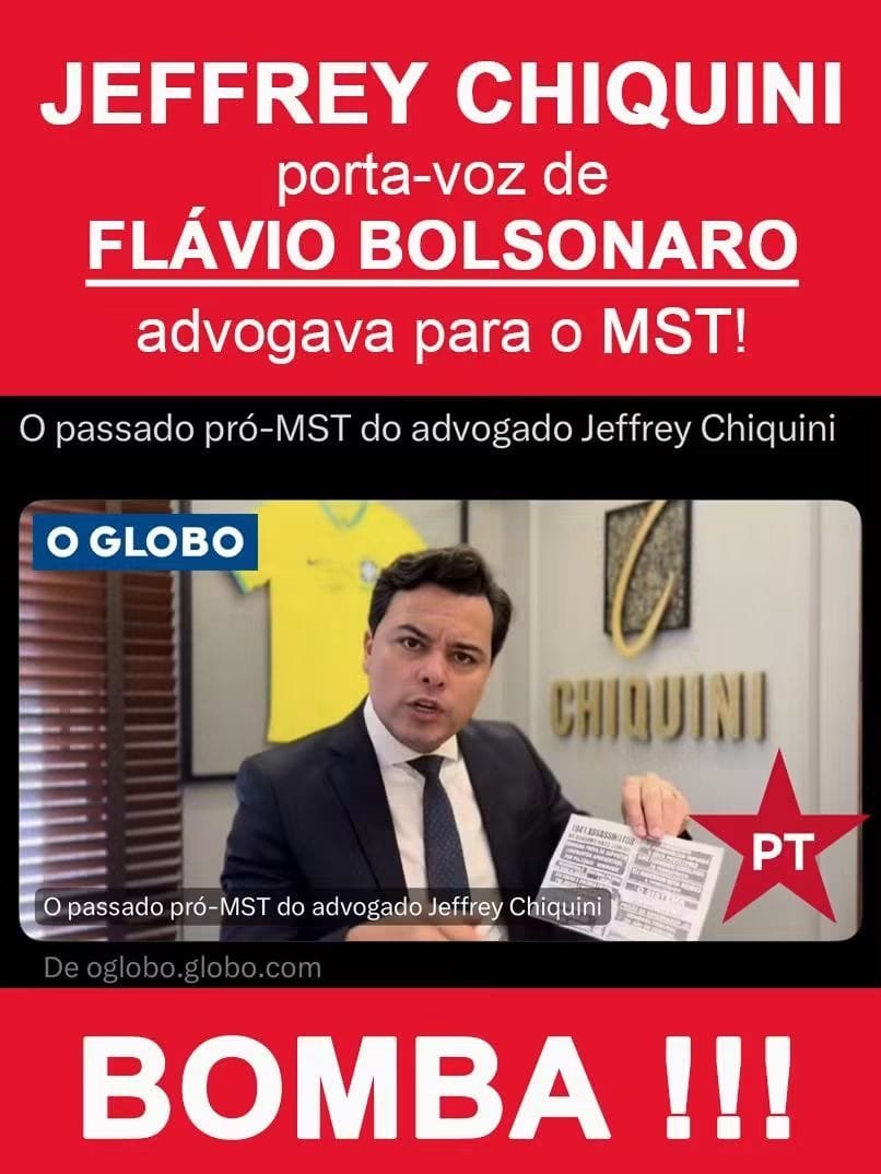 brazilianspoker's tweet photo. Porta voz de Flávio Bolsonaro advoga para MST! https://t.co/XvZ0jbIWns
