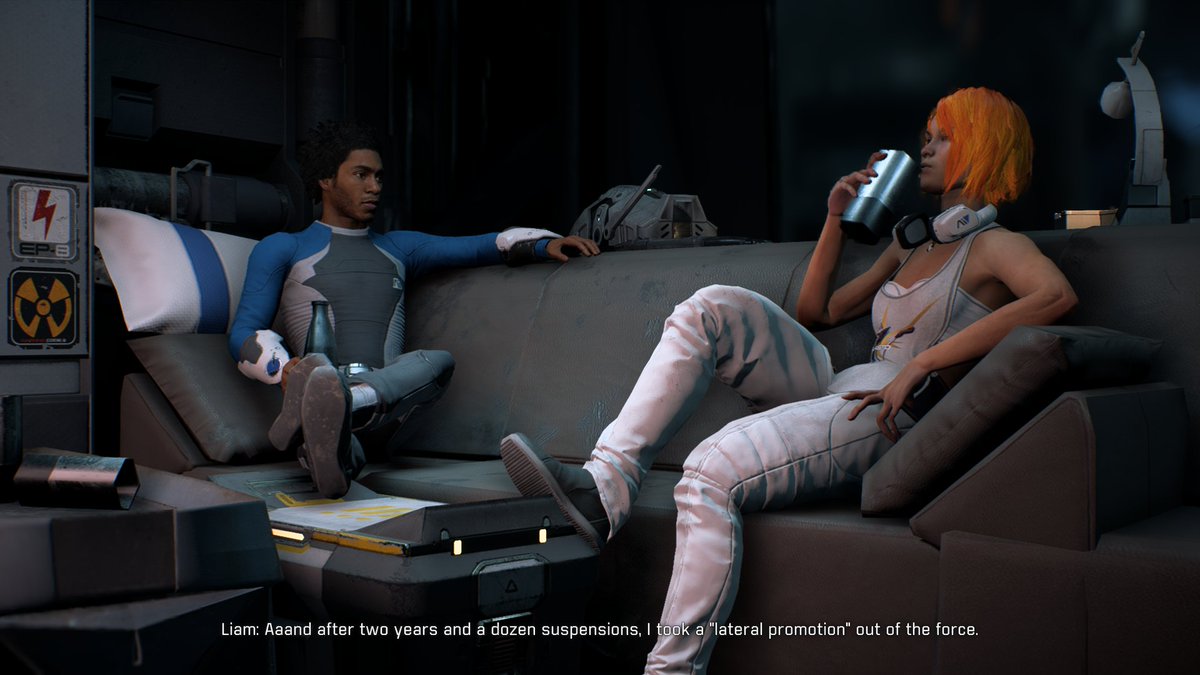gumjack's tweet photo. Andromeda I'm giving it a chance but so far it is kind of living up to the hate. I like Liam and Vetra. https://t.co/3yFdTwRwU9
