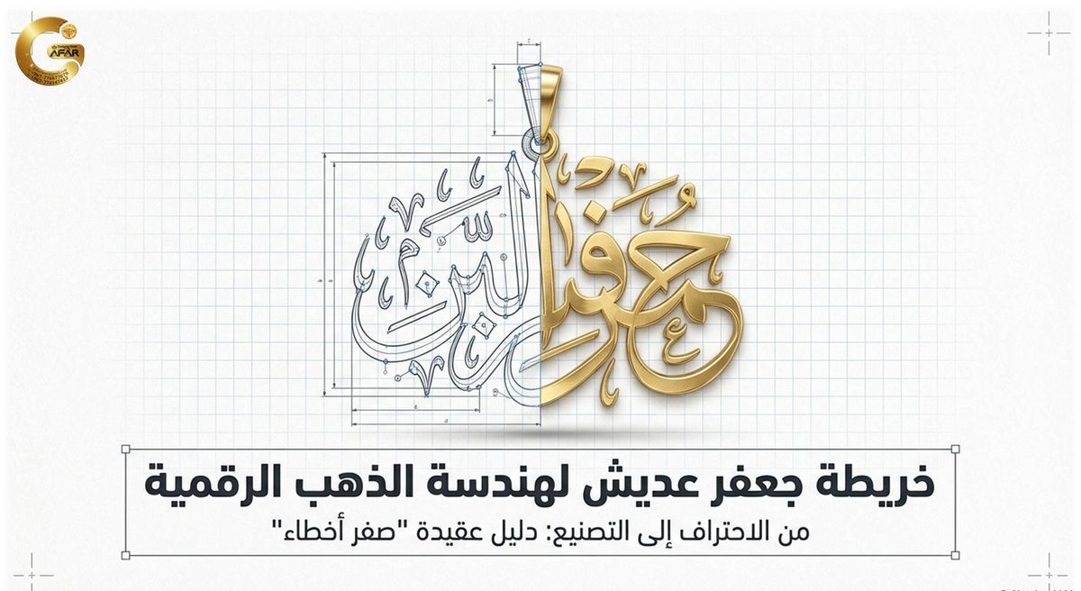 Designer_Gafar's tweet photo. احترف تصميم المجوهرات وتقنيات الليزر الرقمية من الصفر! 💎🚀
نقدم لك دورات تدريبية مكثفة لإتقان رسم الفيكتور عبر Adobe Illustrator، وتشغيل ماكينات قص الذهب بدقة واحترافية عالية. استثمر في مهاراتك
#المصمم_جعفر_عديش #Designer_Gold #تصميم_مجوهرات #قص_الذهب_بالليزر https://t.co/KkAu2QX3yV
