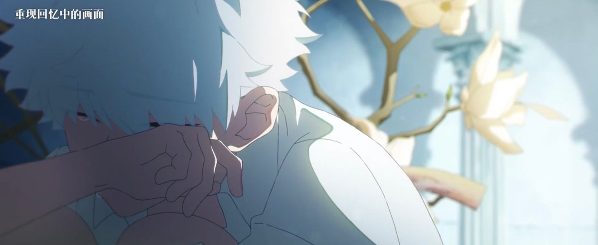 heartonachainn's tweet photo. This is probably a big metaphor for the inner child that’s been hurting inside of Lu Guang all this time. Now, Cxs is finally seeing a glimpse behind those walls for the first time. His immediate first thought being wanting to comfort him 🥺. Lu Guang has been in so much pain. https://t.co/TBtyBzlC4c