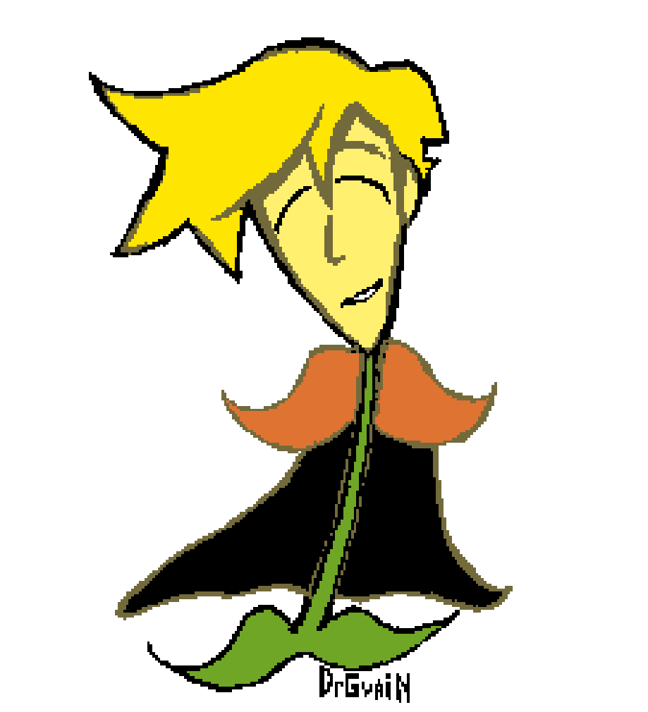 Gvain14240's tweet photo. That one we call "Flower man" #deltarune #chapter5 #flowery #flowerman https://t.co/3S8rk3LQVe