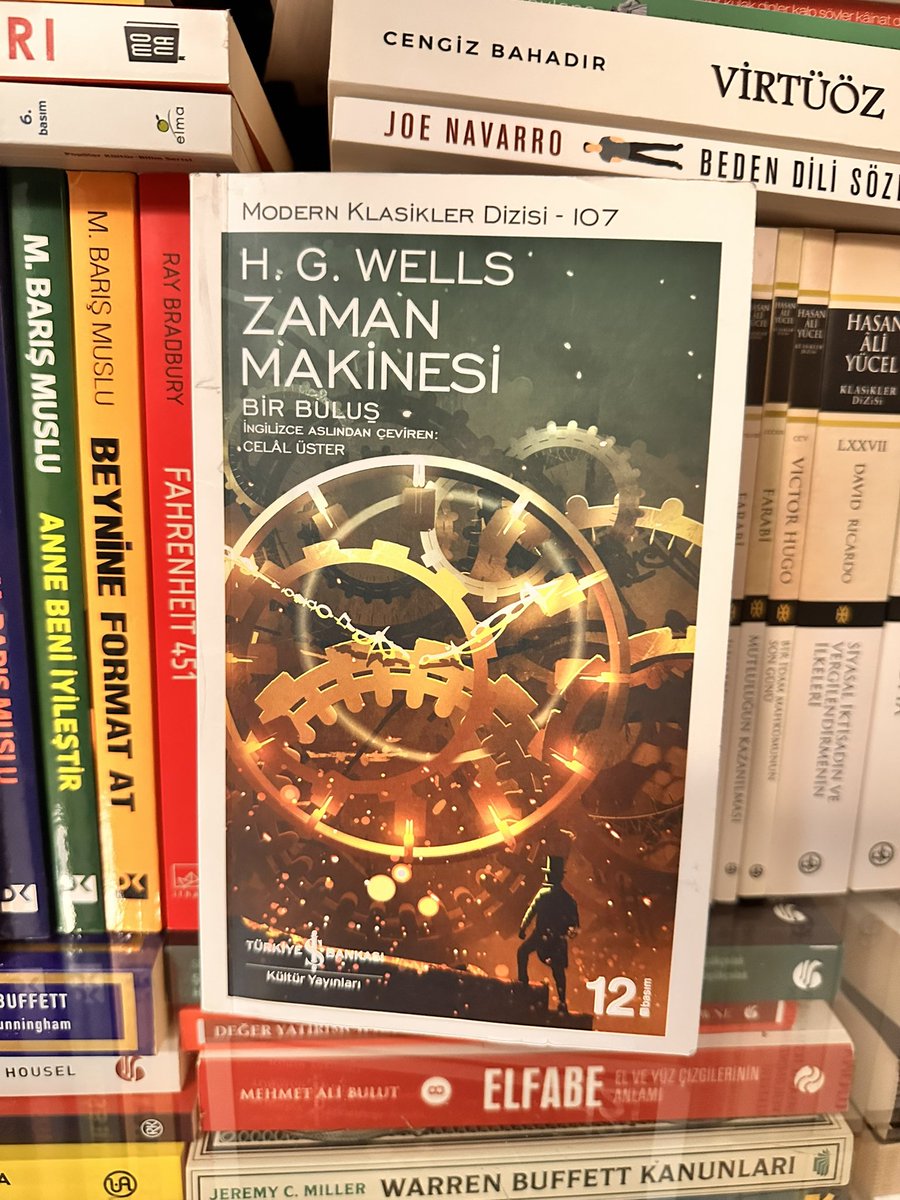 mcekremarslan's tweet photo. "Zamanın ötesine geçmeye hazır mısınız? ⏳ H.G. Wells'in kült eseri Zaman Makinesi'ni bitirdim. Sadece bir zaman yolculuğu hikayesi değil; insan doğası, >>>

#ZamanMakinesi #HGWells #BilimKurgu #KitapÖnerisi #OkudumBitti #İşBankasıKültürYayınları #KlasikKitaplar #NeOkudum" https://t.co/N3He5Pqbhw