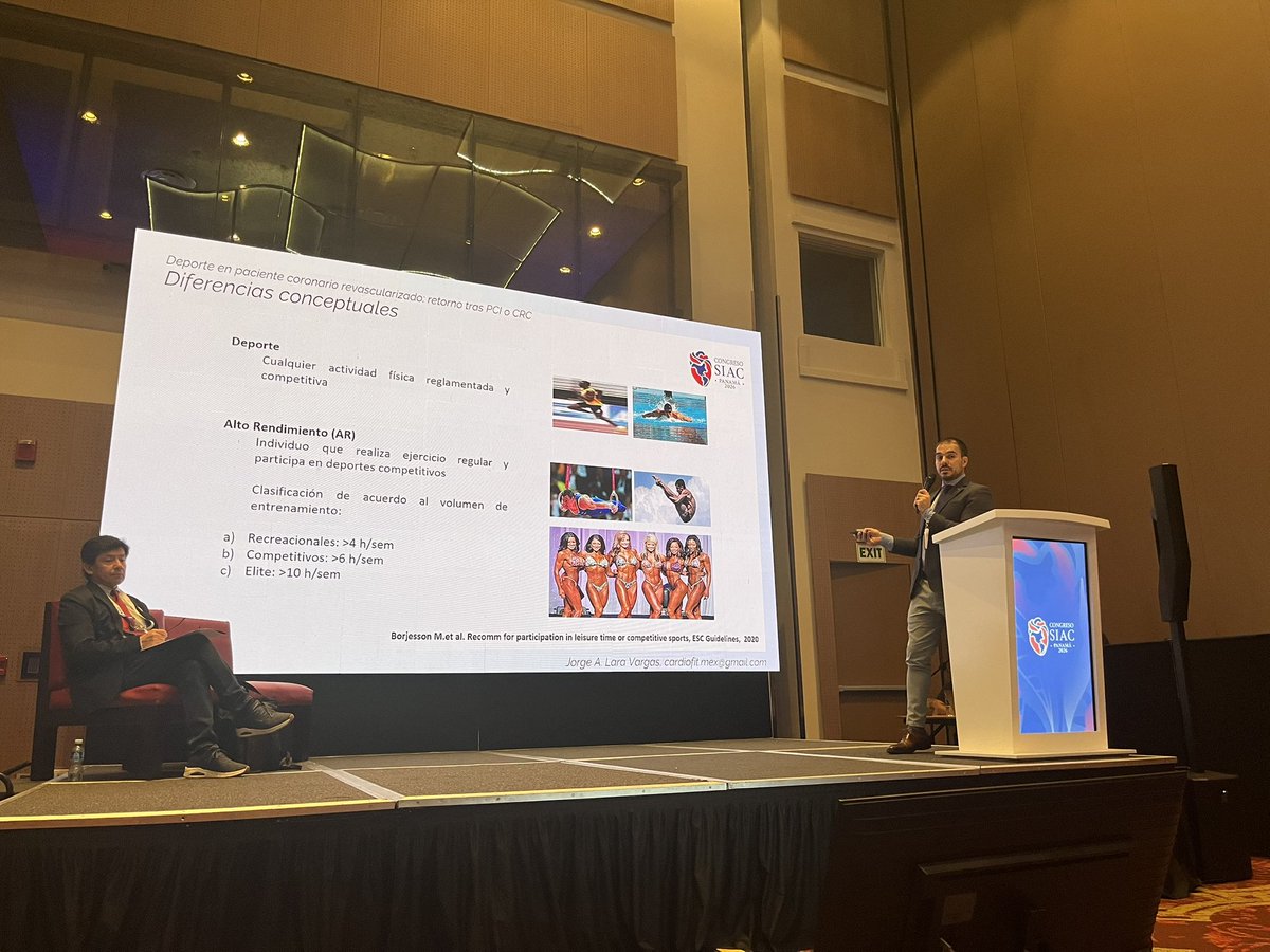 RehabCardSIAC's tweet photo. Consejo de Rehabilitación Cardiaca SIAC

Deporte en paciente coronario revascularizado. Retorno seguro tras PCI o cirugía

12:46 pm – 12:58 pm

Dr. Jorge A. Lara Vargas

@JorgeLaraCardio 
@csanti4 @csanti4 https://t.co/N5JeJW9ITQ
