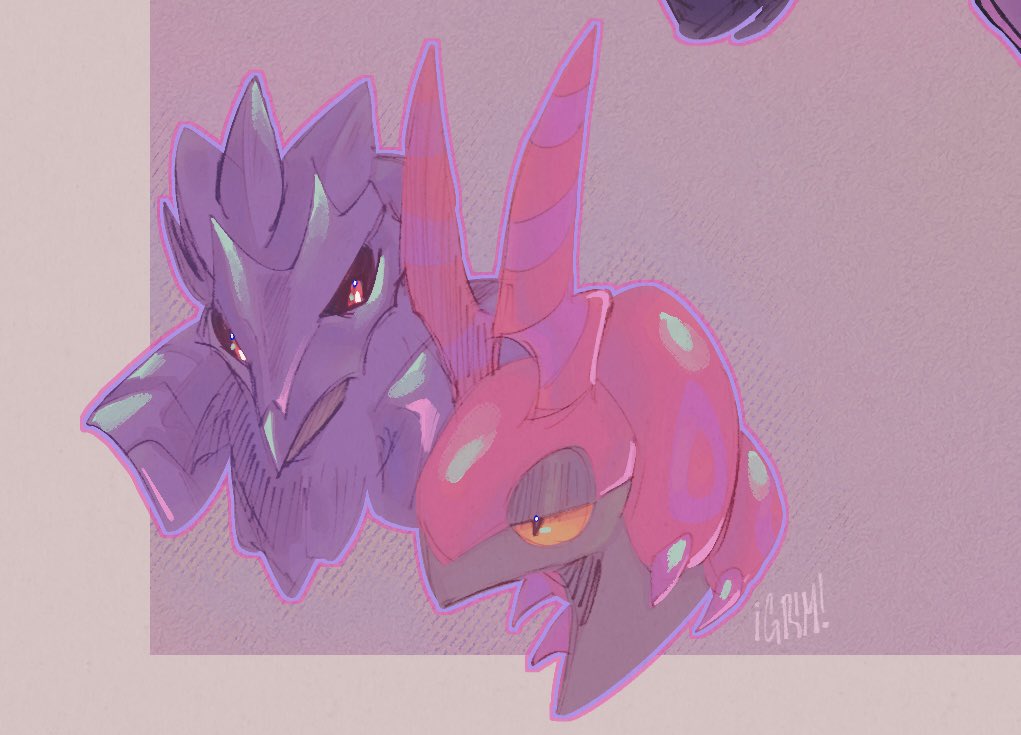 dyegrim's tweet photo. Some doodles I did on my birthday of Soren and Corbeau 💜💚this started as a crackship but now it’s like my only ocxcanon lmao

#yumeship #ocxcanon #pokemon #corbeau https://t.co/xCjeavnRoe