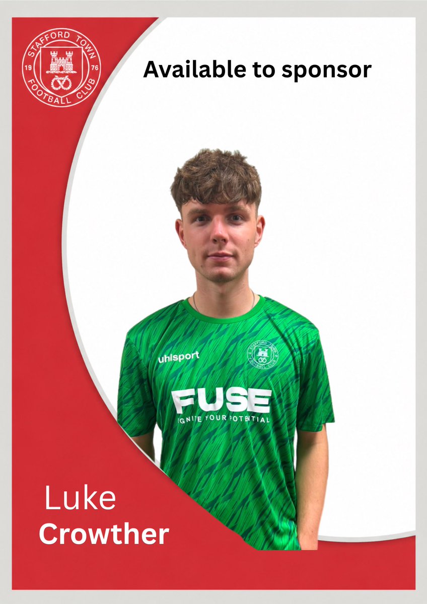 StaffordTown1st's tweet photo. ✍️ New Signings! ✍️

2 of our Development players have signed 1st team forms!

Luke Crowther is a young goalkeeper who played the majority of Development games last season, and made his 1st team debut in today’s friendly vs Cradley.

Jacob Kennett has also signed forms! Jacob, a defender, joined the Development earlier this month having featured for Brocton last season. Jacob has played in 1st team friendlies against Chasetown and Route One Rovers in the last few weeks and has impressed.

Both players are a credit to our development section. 

Both players are available to sponsor. 

#UpTheTown