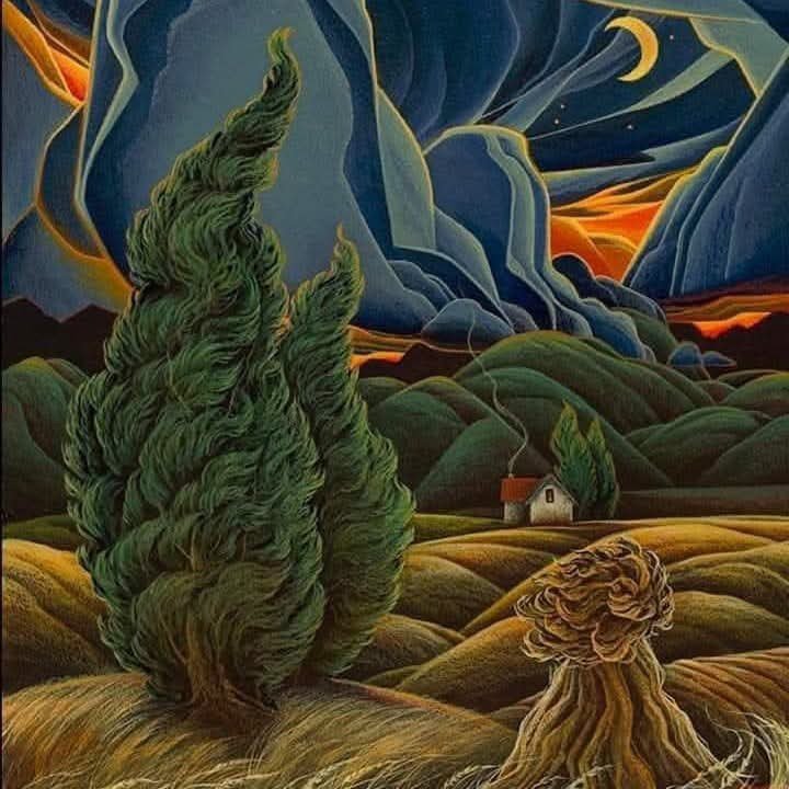 JimBeattie18's tweet photo. Winds of the Waxing Moon 🌒 

Acrylic on canvas 

William Haskell  (American artist) https://t.co/TFckt5vTrv