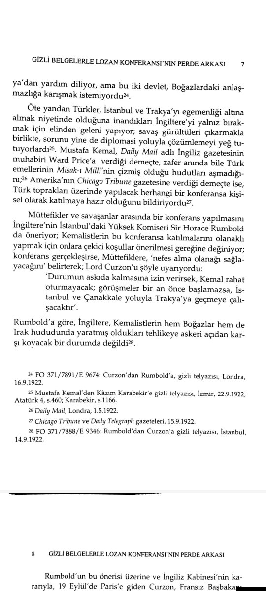 ecdadyolu_42's tweet photo. Tanselcim, elindeki benim kitabımda bulursun aynı bilgiyi de , ben yine sana bir kıyak geçip TTK'undan aktarayım.
👇

" Rumbold'a göre , İngiltere Kemalistlerin hem boğazlar, hemde ırak hududunda yaratmış olduğu tehlikeyie askerî açıdan karşı koyacak durumda değildi"

Bu sadece parçanın bir bölümü, elinin altındaki kitapta İngilizlerin ne halde olduğunu lozan'a kadar okuma şansın da var.

Siz kime ne anlatıyorsunuz Tansel.

#5816sayılıkanunkaldırılsın
