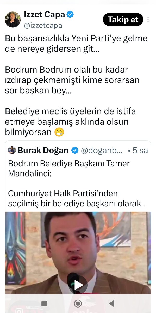 mahirbakan's tweet photo. "Gün gelecek bir gülümsemeye bile ihtiyaç duyacağız, en azından kahve içecek bir zemin kalsın geride. Bu zemine zarar veren trol ve satılık kalemlerin, yani "ZIPÇIKTILARIN" derhal etkisizleştirilmesi gerekir." Dediğim, aşağıdaki tweetime iki örnek ZIPÇIKTI. 

1) Pavyon garnitürü @izzetcapa 
2) "Muharrem İnce ve arkadaşları, mezhep ve hemşehricilik kavgasına düşmüş CHP'de,  Kemal Bey'in figüranı olmuşlar." Ne demek @sabansevinc2? Senin hakkından en iyi Enver Aysever gelir de neyse! 

Bunlar nifak tohumu saçan, zehirli trolbaşlarıdır.