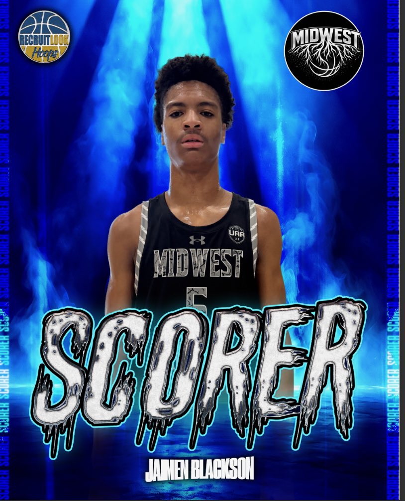 RL_Hoops's tweet photo. 2029 | Jaimen Blackson | #RLHoops 

He’s super athletic and tough to stop when he gets downhill. Hes strong and finishes through contact conversion a bunch of and ones. He runs the floor hard and that leads to a bunch of easy lay ups at the rim. https://t.co/M6AMkFia22