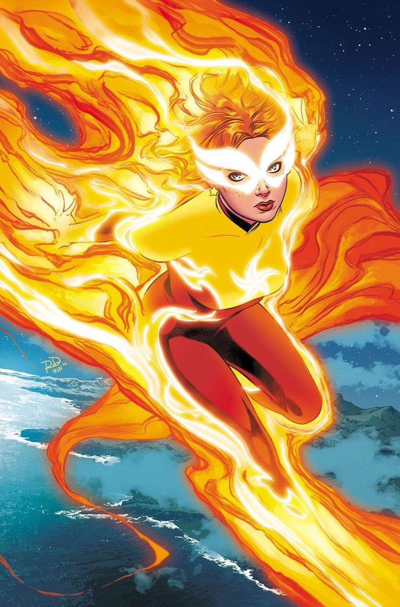 DailyMutantsX's tweet photo. Today’s Mutant of the day is Angelica Jones A.K.A Firestar!

First Appearance: Uncanny X-Men #193 (February 1985)

Created by: Chris Claremont &amp; John Romita Jr

Powers: Firestar can absorb, generate, and manipulate microwaves, a short wave of electromagnetic radiation! https://t.co/NhaFsYSfVI