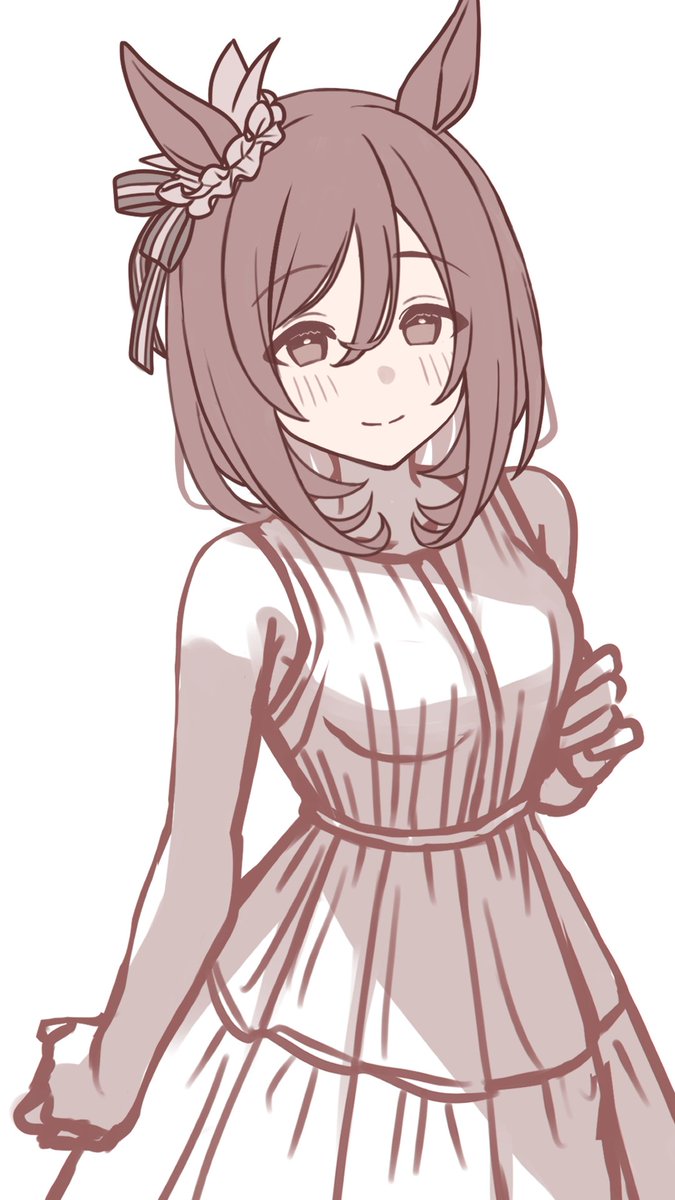 エイシンフラッシュ(ウマ娘) 「おはようございます!!」|のののイラスト