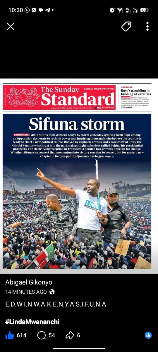 MabongaLukoa's tweet photo. I commit to buy the Sunday stand campaign for its ruthless truthful,bold and accurate reporting  #gazetinistandard #nunuastandard #promotetruth https://t.co/romm5yUXrt