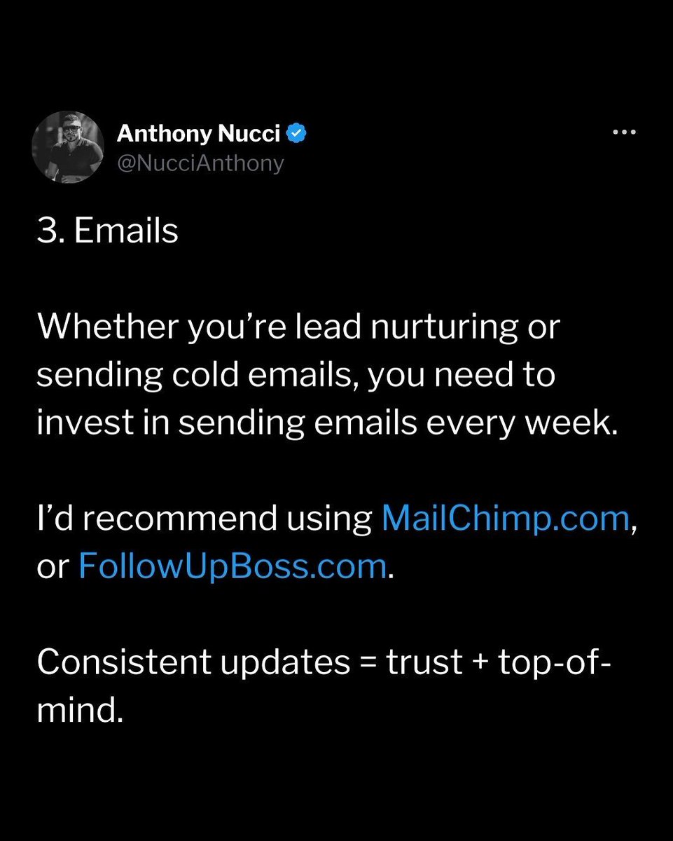 NucciAnthony's tweet photo. Use these tools 👆 

#NucciTraining #ColdCalling #RealEstateSales #SalesTraining #AgentSuccess #RealEstateCoaching #HighIncomeSkills #CloserMindset #Prospecting #ObjectionHandling #SalesCoaching https://t.co/HarsqVkakO
