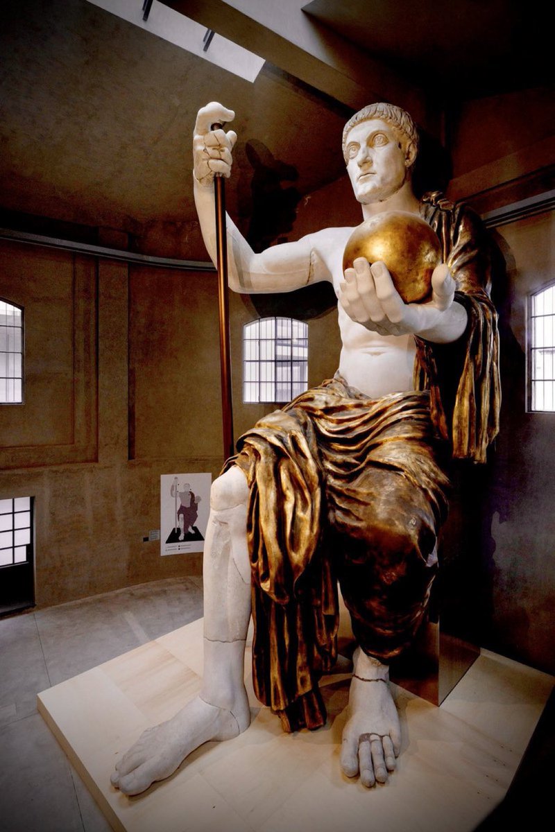 ConsulofRome_'s tweet photo. Today in AD 306:

Constantine the Great was proclaimed emperor in York.

He defeated his rivals and made himself sole Emperor of the Romans. He moved the capital to Constantinople and enforced tolerance for Christianity. 

In doing so he change the course of human history. Twice. https://t.co/CbwfCEkpQ6
