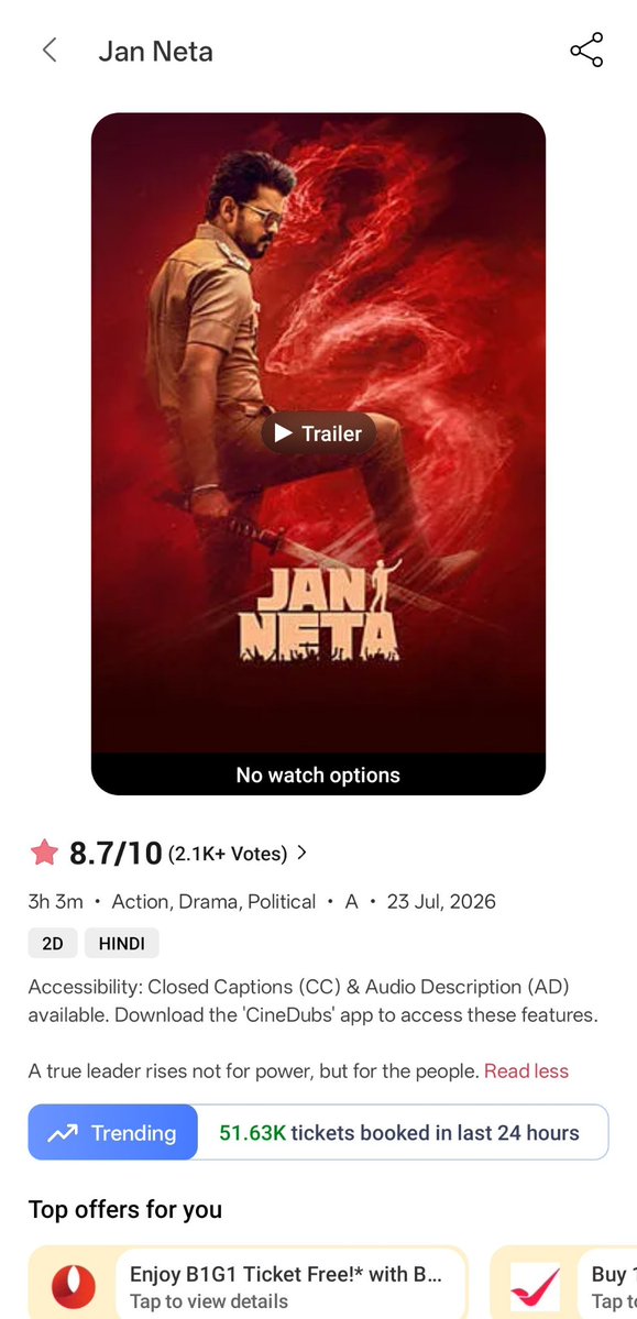 bt_theboss's tweet photo. Hindi la ivlo reach Iruka😱 that too on the 3rd day of the release ❤️‍🔥
#JanaNayagan
#JanNeta
#Thalapathyvijay
#CMVijay‌ https://t.co/ussNkr3gcN